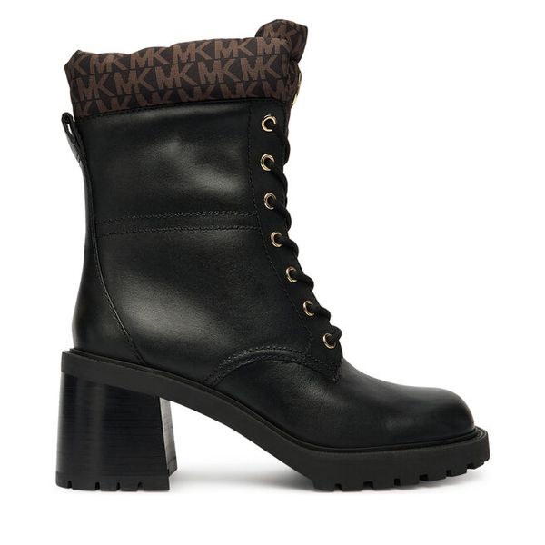 Trzewiki MICHAEL Michael Kors. Brązowe botki damskie MICHAEL Michael Kors, bez obcasa, na słupku, bez zapięcia. Za 879.99 zł.