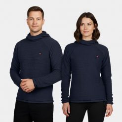 Bluza Primaloft unisex Alpinus Eio. Niebieskie bluzy damskie Alpinus, xs, bez wzorów, z materiału, bez kaptura. Za 349.00 zł.