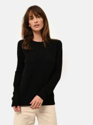 Just Cashmere Kaszmirowy sweter "Helen" w kolorze czarnym rozmiar: S. Czarne swetry klasyczne damskie Just Cashmere, s, z kaszmiru, bez kołnierzyka. Za 176.08 zł.