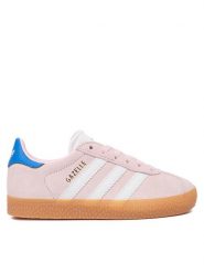 Adidas Sneakersy Gazelle JQ9413 Różowy. Czerwone buty sportowe dziewczęce Adidas, bez wzorów, ze skóry, bez zapięcia. Za 239.99 zł.