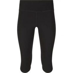 Damskie legginsy 3/4 Athlecia Franz V3. Czarne legginsy damskie Athlecia, s, bez wzorów, z materiału, do biegania. Za 179.50 zł.