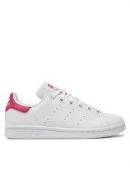 Adidas Sneakersy Stan Smith J FX7522 Biały. Białe buty sportowe dziewczęce Adidas, bez wzorów, ze skóry, bez zapięcia. Za 209.99 zł.