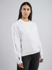 Diesel Clothes Bluza w kolorze białym rozmiar: XS. Białe bluzy damskie Diesel Clothes, xs, bez wzorów, z bawełny, bez kaptura. Za 166.88 zł.