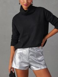 Milan Kiss Golf w kolorze czarnym rozmiar: M. Czarne golfy damskie Milan Kiss, m, bez wzorów, bez ramiączek. Za 151.90 zł.