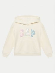 Gap Bluza 590866-01 Beżowy Regular Fit. Brązowe bluzy dziewczęce GAP, bez wzorów, z syntetyku, bez ramiączek, bez kaptura. Za 129.99 zł.
