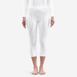 Legginsy termoaktywne narciarskie damskie Wedze BL 900 seamless. Białe legginsy damskie WED'ZE, m, bez wzorów, z elastanu. Za 169.99 zł.