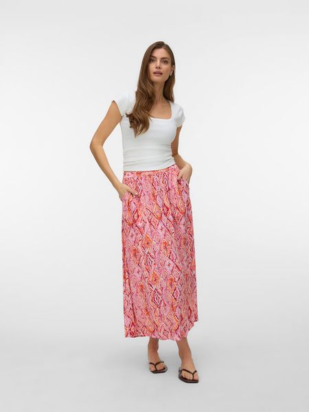 Vero Moda Spódnica w kolorze różowym rozmiar: M. Różowe spódnice damskie Vero Moda, m, bez wzorów, maxi. Za 98.95 zł.