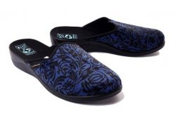 ADANEX SIL1 SILVIA 26064 granatowy, kapcie damskie. Niebieskie kapcie damskie Adanex. Za 71.99 zł.
