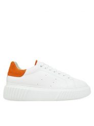 Marc O'Polo Sneakersy RR2M3019 Biały. Białe obuwie sportowe damskie Marc O'Polo, ze skóry, bez zapięcia. Za 439.99 zł.