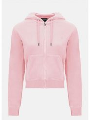 Juicy Couture Bluza w kolorze jasnoróżowym rozmiar: S. Różowe bluzy damskie Juicy Couture, s, bez wzorów, bez kaptura. Za 217.99 zł.