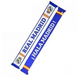 1St Dwustronny Szalik Z Dzianiny. Białe szaliki damskie REAL MADRID, bez wzorów, z dzianiny. Za 236.99 zł.