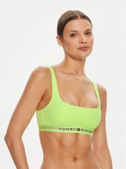 Tommy Hilfiger Góra od bikini UW0UW04108 Zielony. Zielone bikini Tommy Hilfiger, bez wzorów, z syntetyku. Za 219.99 zł.