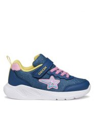 Geox Sneakersy J Sprintye J55FWA 0AS54 C4BE8 S Granatowy. Niebieskie buty sportowe dziewczęce Geox, z materiału, bez zapięcia. Za 169.99 zł.
