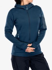 Bluza z kapturem damska Rab Modulus Hoody. Zielone bluzy damskie RAB, na zimę, s, bez wzorów, z materiału, z kapturem. Za 443.29 zł.