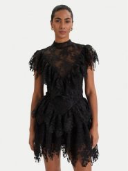 Bardot Sukienka koktajlowa Tarryn 60305DB Czarny Slim Fit. Czarne sukienki damskie Bardot, bez wzorów, z syntetyku, wizytowe, bez ramiączek. Za 799.99 zł.