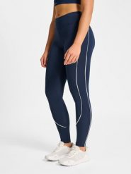 Damskie legginsy Hummel Pulse Piping. Niebieskie legginsy damskie Hummel, s, bez wzorów, z poliesteru. Za 232.50 zł.