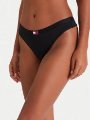 Tommy Hilfiger Komplet stringów UW0UW05642 Czarny. Czarne komplety bielizny Tommy Hilfiger, bez wzorów, z bawełny. Za 219.99 zł.