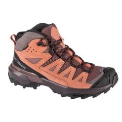 Buty trekkingowe damskie Salomon X Ultra 360 Ltr Mid Gtx. Brązowe obuwie trekkingowe damskie Salomon, z materiału, bez zapięcia. Za 806.00 zł.
