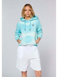 Chiemsee Bluza w kolorze błękitnym rozmiar: M. Niebieskie bluzy damskie Chiemsee, m, bez wzorów, z bawełny, z kapturem. Za 186.95 zł.