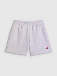 4F Spodenki dresowe damskie - szare S. Szare spodenki sportowe damskie 4F, na lato, s, bez wzorów, z dresówki. Za 129.99 zł.
