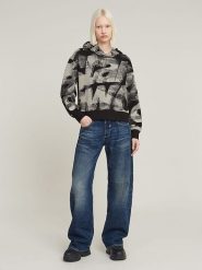 G-Star Bluza w kolorze beżowo-czarnym rozmiar: XS. Brązowe bluzy damskie G-Star, xs, bez wzorów, z bawełny, z kapturem. Za 148.26 zł.