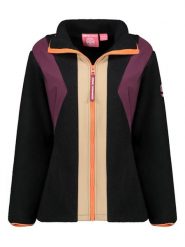 Geographical Norway Kurtka polarowa "Uriel" w kolorze czarnym rozmiar: XL. Czarne kurtki damskie Geographical Norway, xl, bez wzorów, z polaru, bez kaptura. Za 160.96 zł.