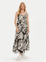 ONLY Sukienka letnia Nova 15325509 Czarny Regular Fit. Czarne sukienki damskie Only, bez wzorów, z wiskozy, bez ramiączek. Za 79.99 zł.