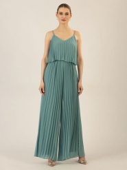 APART Kombinezon w kolorze zielonym rozmiar: 40. Zielone kombinezony damskie Apart, bez wzorów, bez kołnierzyka, bez ramiączek. Za 249.76 zł.