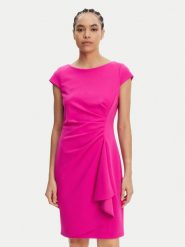 DKNY Sukienka koktajlowa DD5AC20B Różowy Slim Fit. Czerwone sukienki damskie DKNY, bez wzorów, z syntetyku, wizytowe, bez ramiączek. Za 409.99 zł.