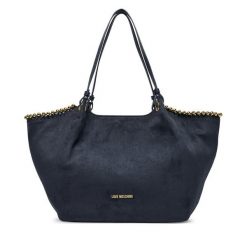 Torebka LOVE MOSCHINO. Niebieskie shopper bag Love Moschino, bez wzorów, bez dodatków. Za 1,029.00 zł.