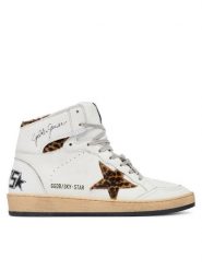 Golden Goose Sneakersy GWF00230.F002193.10805 Biały. Białe obuwie sportowe damskie GOLDEN GOOSE, ze skóry, bez zapięcia. Za 2,619.00 zł.