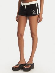 Juicy Couture Szorty sportowe Applique Terry JCWHS126315 Czarny Slim Fit. Czarne spodenki sportowe damskie Juicy Couture, m, bez wzorów, z bawełny. Za 239.99 zł.