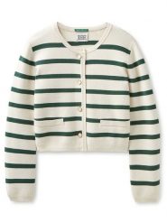 Scotch & Soda Kardigan w kolorze kremowo-zielonym rozmiar: XL. Brązowe kardigany damskie Scotch & Soda, xl, bez wzorów. Za 215.21 zł.