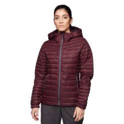 Kurtka puchowa damska Black Diamond Access Down Hoody. Czarne kurtki damskie Black Diamond, xs, bez wzorów, z puchu, bez kaptura. Za 559.99 zł.