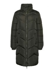 Vero Moda Płaszcz pikowany w kolorze ciemnozielonym rozmiar: XL. Zielone płaszcze damskie Vero Moda, xl, bez wzorów, bez kaptura. Za 142.95 zł.
