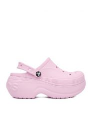 Crocs Klapki C-BELLA CLOG 210062-6GD Różowy. Czerwone klapki damskie Crocs, bez wzorów, z tworzywa sztucznego, bez obcasa, bez zapięcia. Za 279.99 zł.
