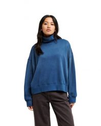 Bluza dla Kobiety FOX RIVER Niebieski. Niebieskie bluzy damskie Quiksilver, m, bez wzorów, z bawełny, bez kaptura. Za 339.99 zł.
