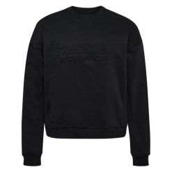 Bluza Hummel Boxy Logo. Czarne bluzy damskie Hummel, l, bez wzorów, bez kaptura. Za 336.00 zł.