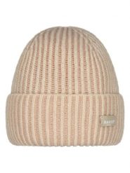 Barts Czapka "Guane" w kolorze beżowym rozmiar: onesize. Brązowe czapki damskie Barts, z aplikacjami, ze splotem. Za 117.73 zł.