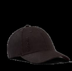 Czapka z daszkiem WINGS UNLEASH BLACK. Czarne czapki z daszkiem damskie Wings, bez wzorów, z bawełny. Za 49.90 zł.