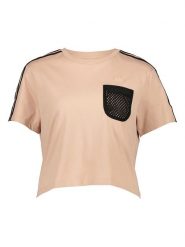 Adidas Koszulka w kolorze jasnoróżowym rozmiar: 44. Różowe bluzki damskie Adidas, bez wzorów, bez kołnierzyka, bez ramiączek. Za 48.28 zł.