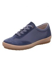 Legero Skórzane sneakersy "Tanaro 4.0" w kolorze niebieskim rozmiar: 39. Niebieskie obuwie sportowe damskie Legero, bez zapięcia. Za 245.96 zł.