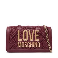 Torebka LOVE MOSCHINO. Czerwone torebki wieczorowe damskie Love Moschino, bez wzorów, bez dodatków. Za 669.99 zł.