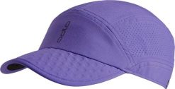 Czapka z daszkiem do biegania ODLO Performance Pro. Fioletowe czapki z daszkiem damskie ODLO, na lato, bez wzorów, z elastanu. Za 189.99 zł.