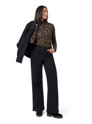 Scotch & Soda Koszulka w kolorze karmelowo-czarnym rozmiar: XS. Brązowe koszulki damskie Scotch & Soda, xs, bez wzorów, bez kołnierzyka, bez ramiączek. Za 78.66 zł.