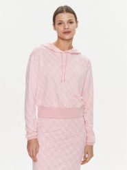 Guess Bluza Gl Logo V4RQ13 KC2X2 Różowy Regular Fit. Czerwone bluzy damskie Guess, xs, z aplikacjami, z syntetyku, bez kaptura. Za 269.99 zł.