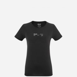 Koszulka damska z krótkim rękawem Millet Intense Essential Ts Ss W active fit. Czarne koszulki damskie Millet, m, bez wzorów, z tkaniny, bez kołnierzyka, bez ramiączek. W wyprzedaży za 118.15 zł.