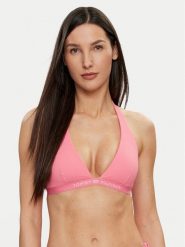 Tommy Hilfiger Góra od bikini UW0UW05257 Różowy. Czerwone bikini Tommy Hilfiger, bez wzorów, z syntetyku. Za 169.99 zł.