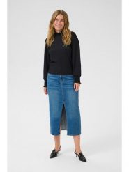 Kaffe Bluzka w kolorze czarnym rozmiar: XXL. Czarne bluzki damskie Kaffe, xxl, bez wzorów, bez kołnierzyka, bez ramiączek. Za 56.53 zł.