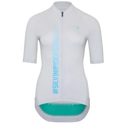 Koszulka rowerowa (z krótkim rękawem) damska SILVINI Women Jersey MAZZANA. Szare koszulki sportowe damskie Silvini, xl, bez wzorów, z jersey, bez ramiączek. Za 343.50 zł.